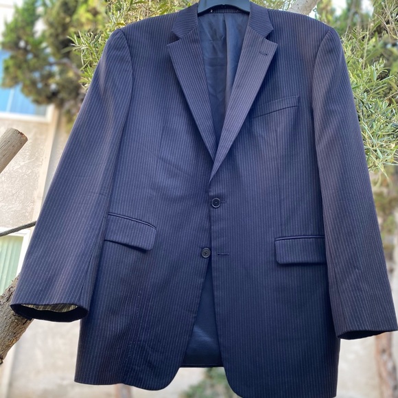 NW Burberrys Nordstrom Pinstripe Sport Coat Sz 42L - Picture 3 of 11